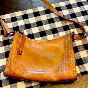 Brown Leather Crossbody Bag Frye purse